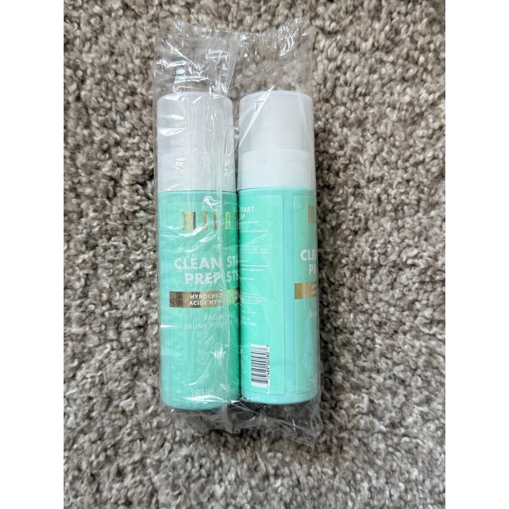 Milani Clean Start‎ Prep Stepper Hypochlorous Acid Facial Mist 2.03 oz 2 Pack